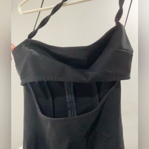 Black S mini halter dress